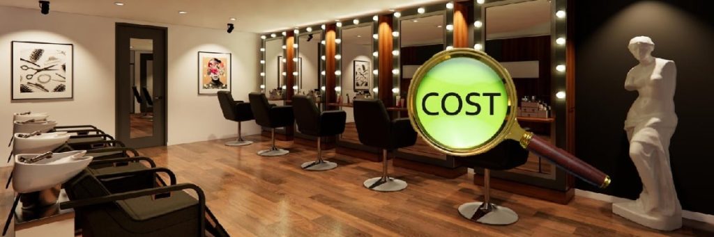 هزینه های سالن زیبایی