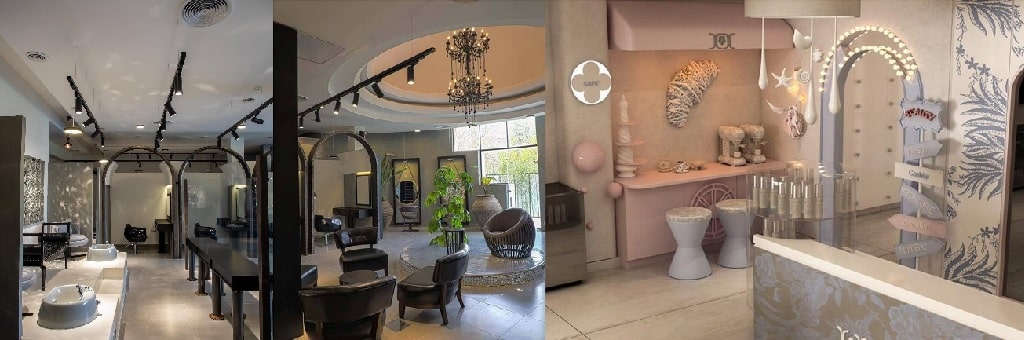خدمات سالن های زیبایی
