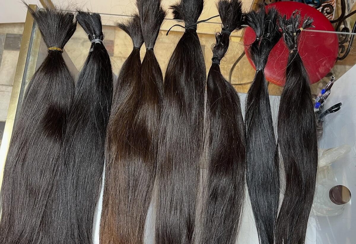 اکستنشن مو طبیعی