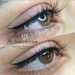 خط چشم و بن مژه دائم