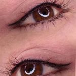 خط چشم و بن مژه دائم